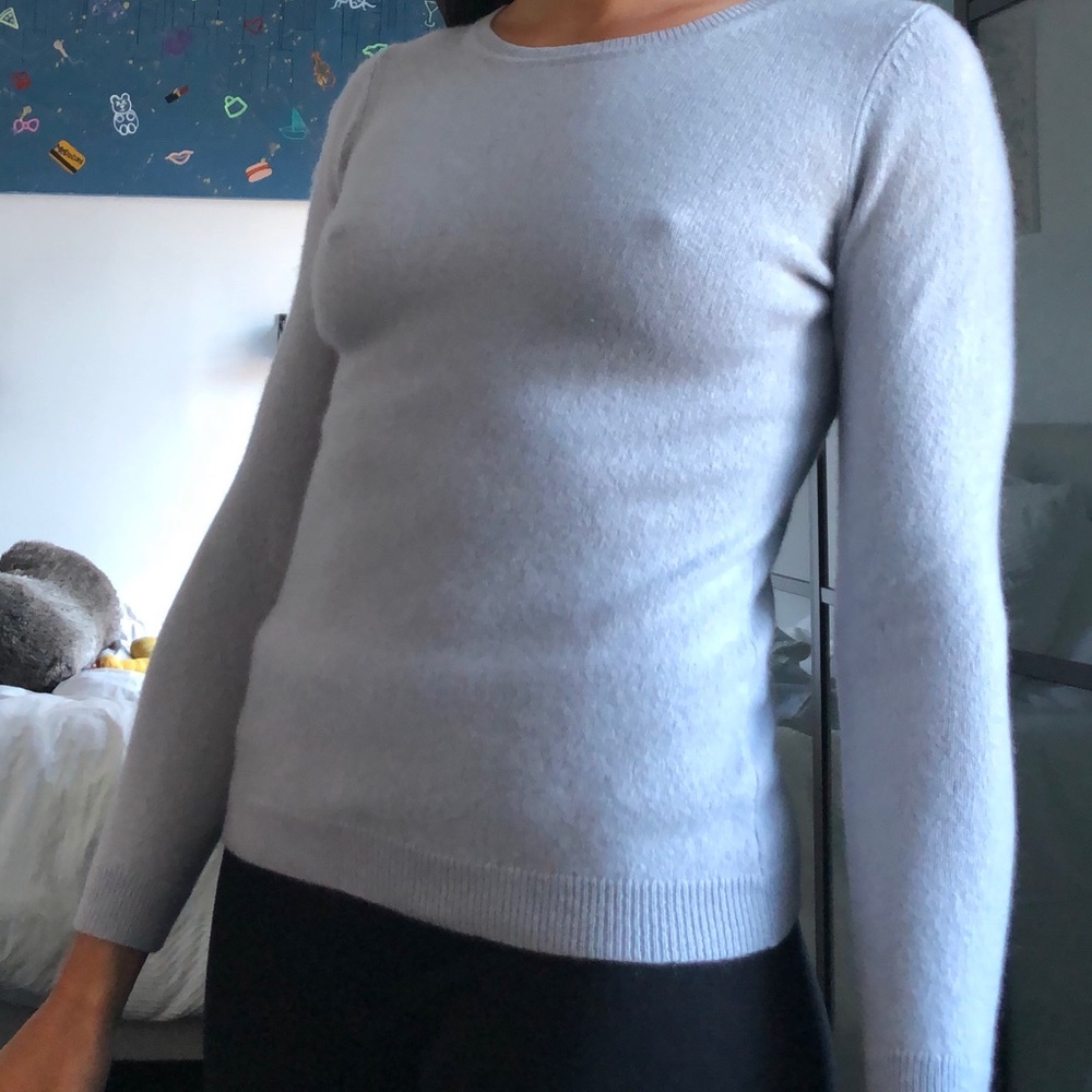 Cashmere blue sweater
